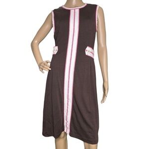 Lilly Pulitzer Fannie dress brown and pink medium